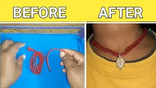 Neck Band, Or Wristband Making Idea