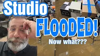 Vintage Electronics Studio FLOODED! May 2024 - Channel Update 1