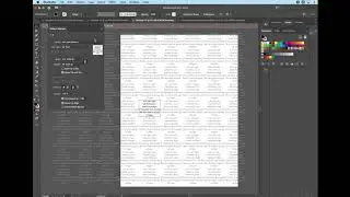How to create a pattern with text in Adobe Illustrator