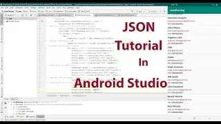 JSON Parsing in Android Studio in hindi & Urdu | JSON parsing tutorial for beginners using URL