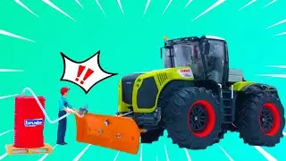 Top DIY RC Holland Tractor Run Out Of Fuel I Rescue Action Mission I Diy tractor I Disel motor