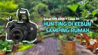 HASIL FOTO KAMERA CANON EOS 600D DAN LENSA KIT || HUNTING KEBUN SAMPING RUMAH