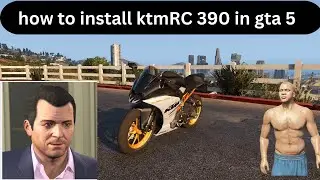 How to install ktm 390 in gta 5 🔥🔥| gta 5 mods