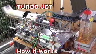 DuB-EnG: Home Made Turbo Jet Engine runs on Kerosene KJ66 Gas Turbines Builders Association (GTBA)