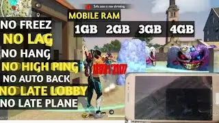 Fix Lag In 2gb 3gb 4gb Mobile | 100% Working Tricks- Play Smoothly 👽|| Fix lag problem in free fire