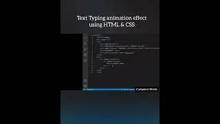 Loading Animation in CSS #shorts