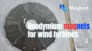 Neodymium magnets for wind turbines