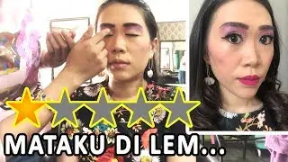 AKU PERGI KE SALON MAKEUP ARTIS TERBURUK DI KOTAKU (MAKEUP PREWED?)