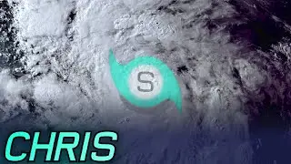 Track of Tropical Storm Chris (2024)