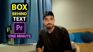 How to ADD Box Behind Text in Adobe Premiere Pro (FULL GUIDE)| Premiere Pro text tutorial