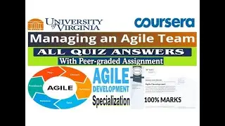 Managing an Agile Team | All Quiz & Assignment Answers | Coursera | University of Virginia