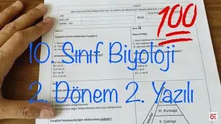 10. Sınıf Biyoloji 2. Dönem 2. Yazılı (Test-ekoloji ağırlıklı)