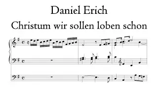 Erich - Christum wir sollen loben schon - Schnitger organ, Zwolle, Hauptwerk