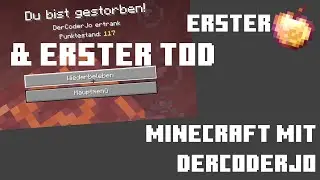 Erste Folge, erster Tod und erster OP GOLD APFEL!! | Minecraft mit DerCoderJo #01 | DerCoderJo