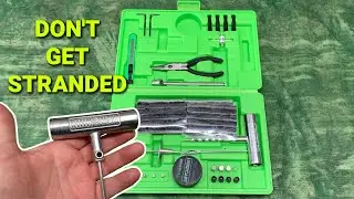 Rhino USA Tire Plug Repair Kit (86-Piece) ~ Way Cheaper Than Tow Service