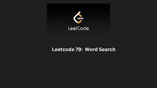 Leetcode 79: Word Search