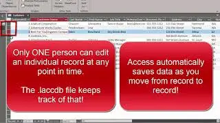 Microsoft Access: What is the .laccdb file and how do I use it?