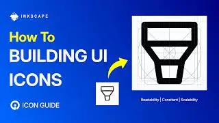 How To Create Funnel UI Icon in Inkscape | Clean Vector Workflow