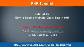 Multiple Check box in PHP