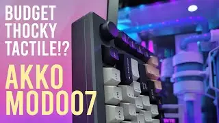 Budget Thocky Tactile Kit!? - Akko Mod007