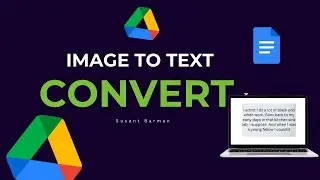 Image to text convert Google Drive | Image to text using Google Docs