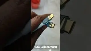 100W Support Type C To Type C High Quality Cable | @ttechchannel | @mobilestroll