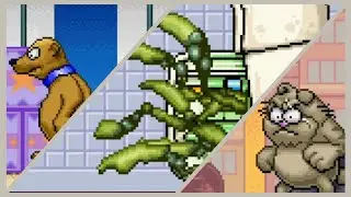 garfield and his nine lives all bosses