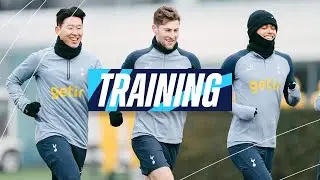 INSIDE TRAINING AHEAD OF TOTTENHAM HOTSPUR V WEST HAM