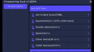 Unwavering Soul Script GUI Hack - Auto Farm Levels / AFK Farm | *PASTEBIN 2023*