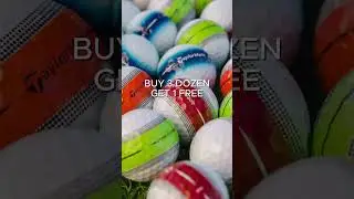 4 FOR 3 🎁 TaylorMade Tour Response Stripe Golf Balls