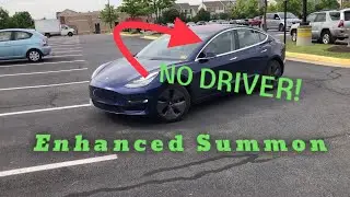 Tesla Actually Smart Summon | Multiple Tests in Parking Lot | Pick Up and Drop Off