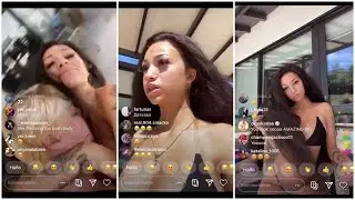 BHAD BHABIE Instagram live✨ bikini