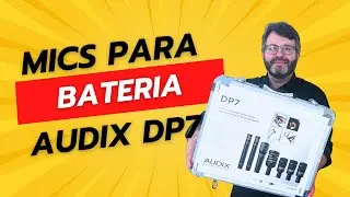 KIT DE MICROFONE PARA BATERIA AUDIX DP7