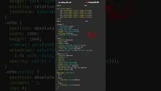 Animated CSS loader with HTML and CSS #9 