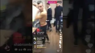 Дима Билан прямой эфир инстаграм Антонина, концерт Нижний Новгород, танцоры 23 февраля 2017 г.