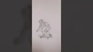 Sketches coming to life. The animation at the end is made up of lots of individual drawings.