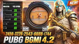 🔥 Bgmi 4.2  best sensitivity settings | Pubg 4.2 best Sensitivity | Bgmi Sensitivity settings 2026 