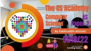 Computer Science for AS Paper-2 9618/22.
