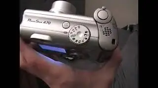 Canon PowerShot A70 digicam w/dying CCD