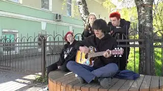 Уличные музыканты. Череповец