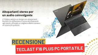 TECLAST F16 Plus PC Portatile 8GB RAM 256GB SSD Recensione