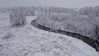 Deurzerdiep met sneeuw