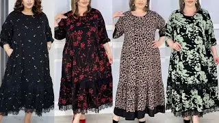 To`la ayollar uchun yangi fasondagi liboslar sotuvda