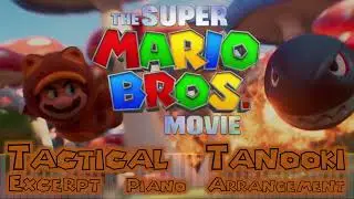 The Super Mario Bros  Movie OST Tactical Tanooki Excerpt piano solo arrangement スーパーマリオ映画タヌキマリオ