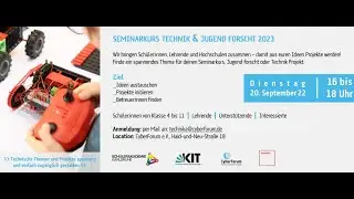 Kick-Off! Seminarkurs Technik & Jugend forscht 2023