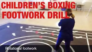 Children's Boxing Footwork Drill