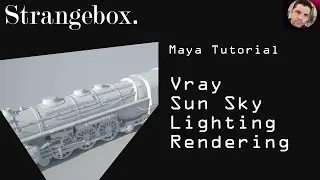Maya Vray Sun and Sky lighting and rendering