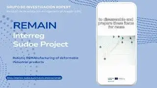 Proyecto REMAIN, remanufactura robótica de productos industriales deformables
