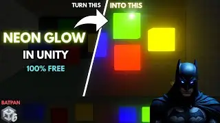 FREE Neon Glow Material in Unity (Apply to ANY Object)