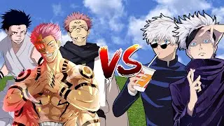 All Sukuna Forms vs Satoru Gojo (Young and Adult)
